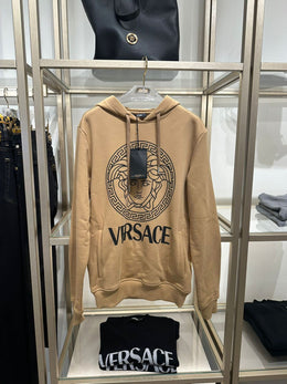 Versace Modern Medusa Logo-Print Hoodie
