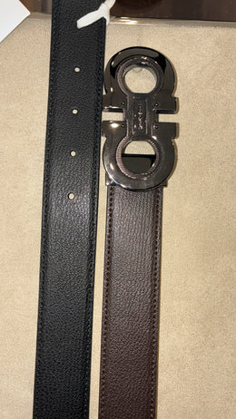 Ferragamo Reversible and Adjustable Gancini Belt