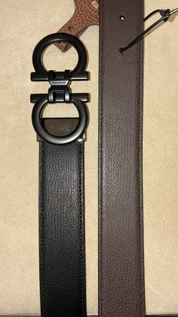 Ferragamo Reversible and Adjustable Gancini Belt