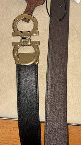 Ferragamo Reversible and Adjustable Gancini Belt