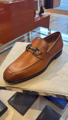 Ferragamo Foster Moccasin with Gancini Ornament