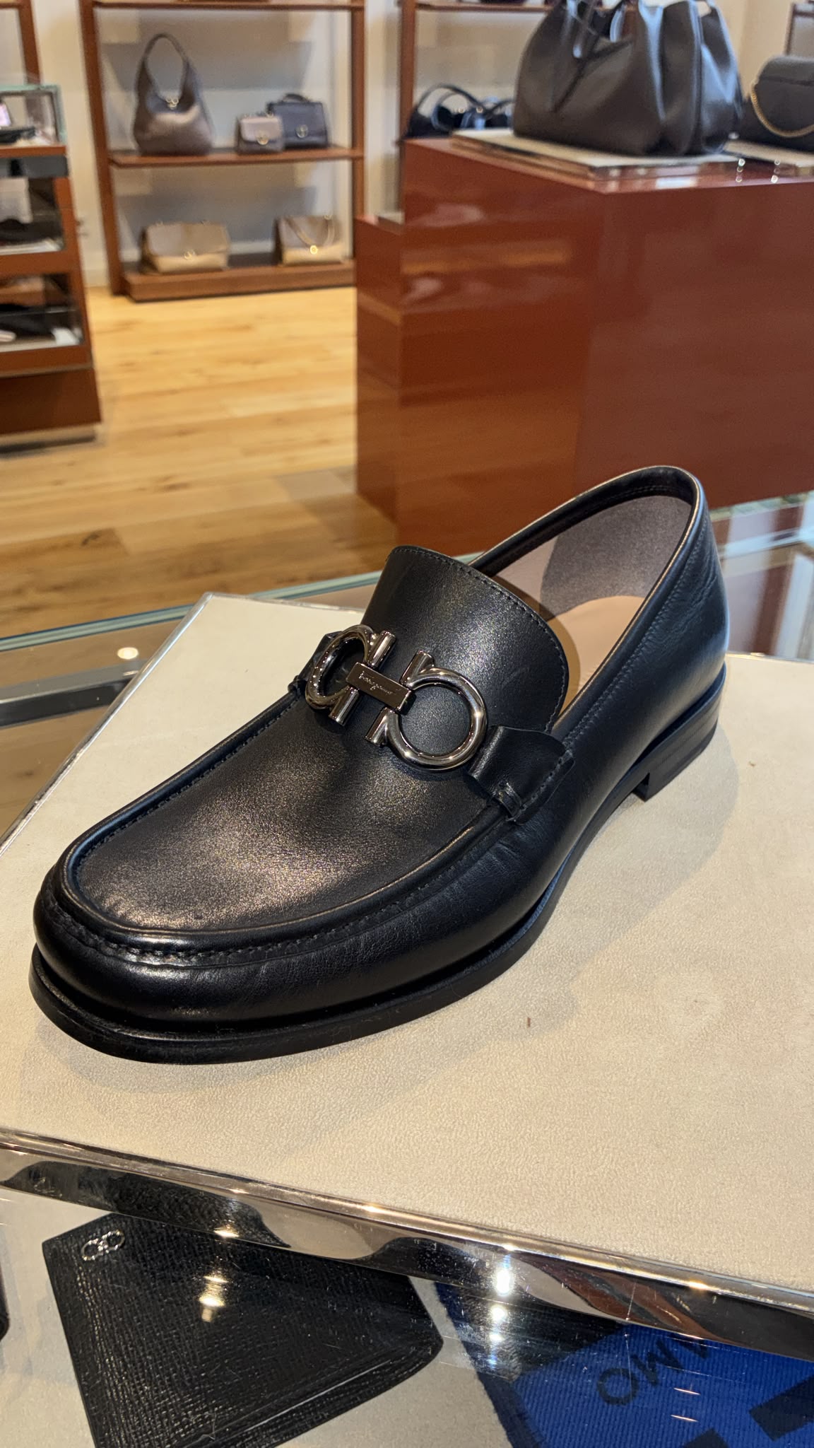 Ferragamo Gancini Buckle Loafers