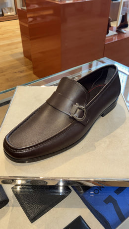 Ferragamo  brown leather formal loafers