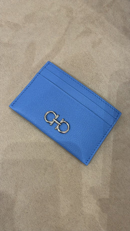 Ferragamo Gancini Leather Card Holder