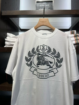 Burberry Oak Leaf Crest Cotton T-Shirt