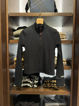 Burberry long-sleeve ribbed polo shirt