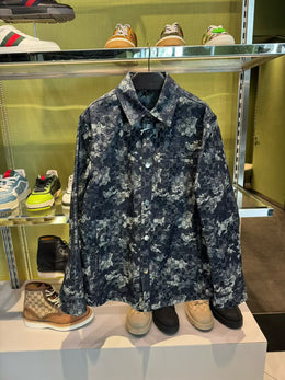Gucci GG Jacquard Denim Shirt