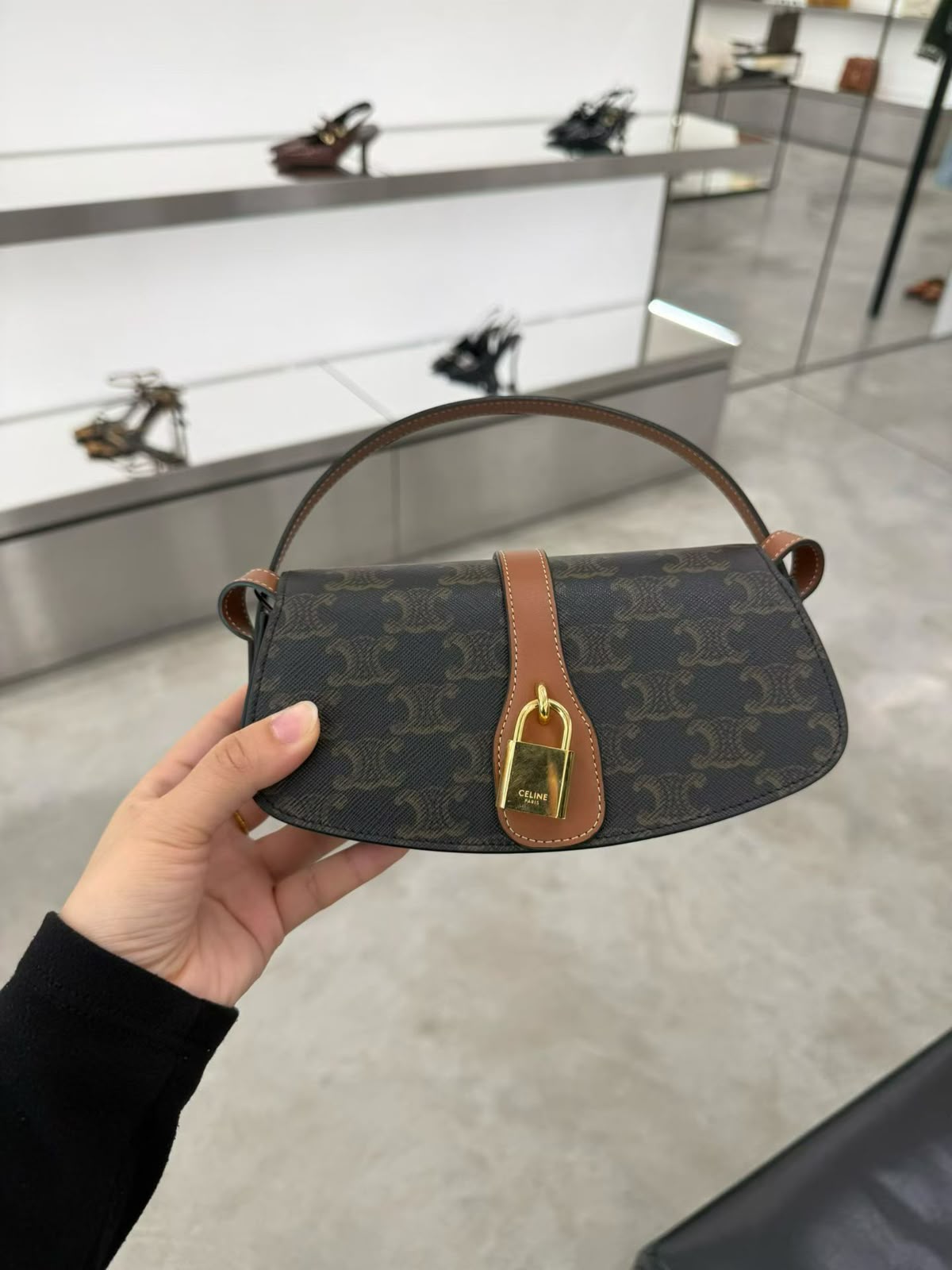 Celine Tabou Clutch with Strap