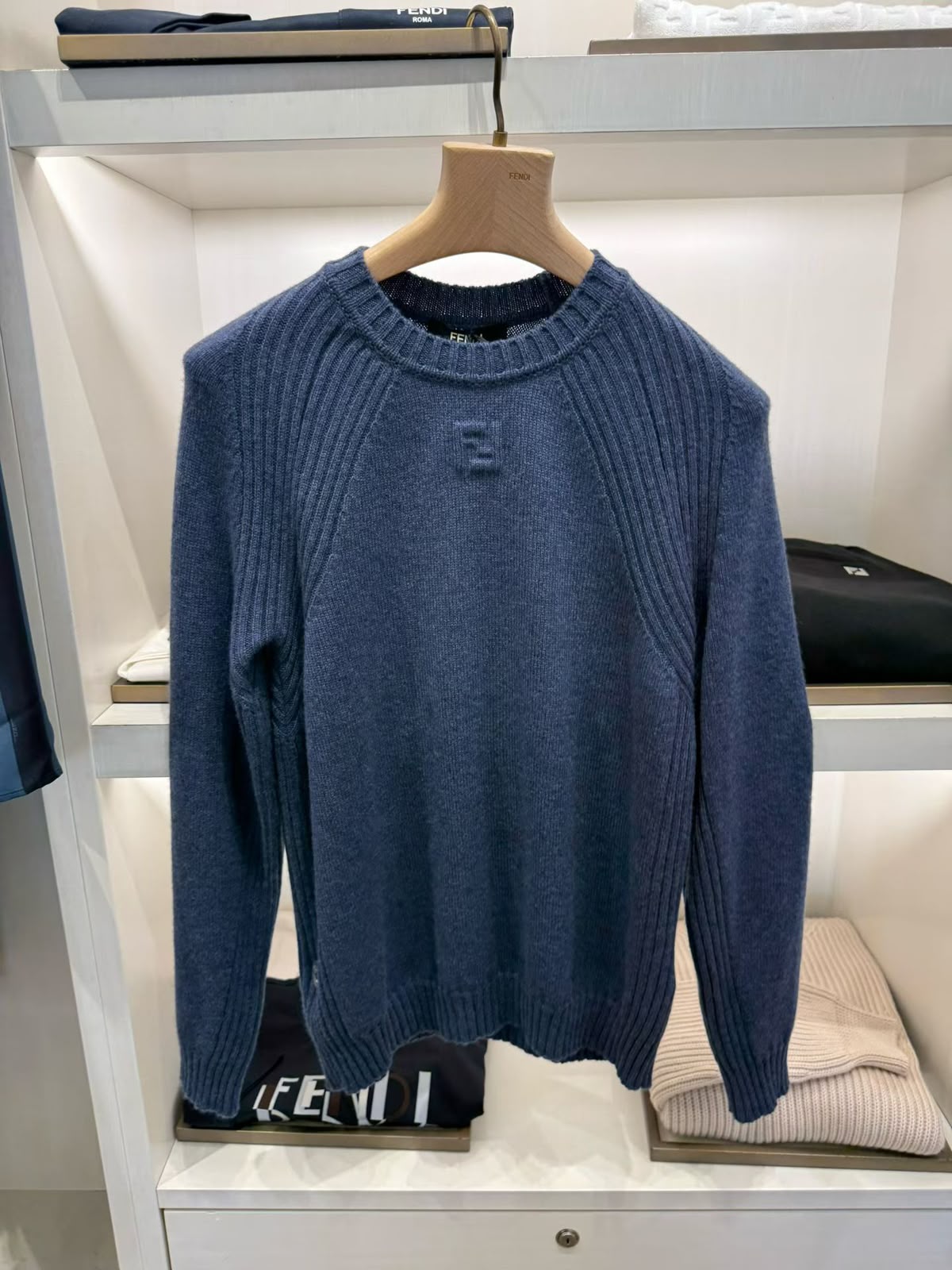 Fendi Girocollo FF Cashmere Jumper