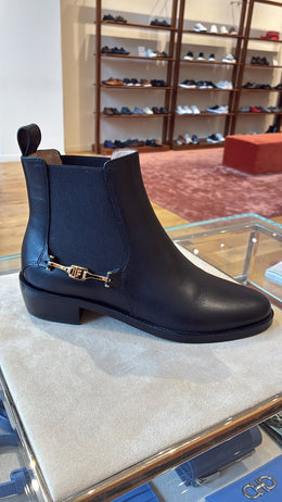 Ferragamo embellished chelsea boots