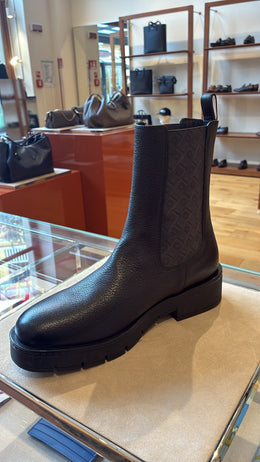 Ferragamo Mohave Leather Chelsea Boot