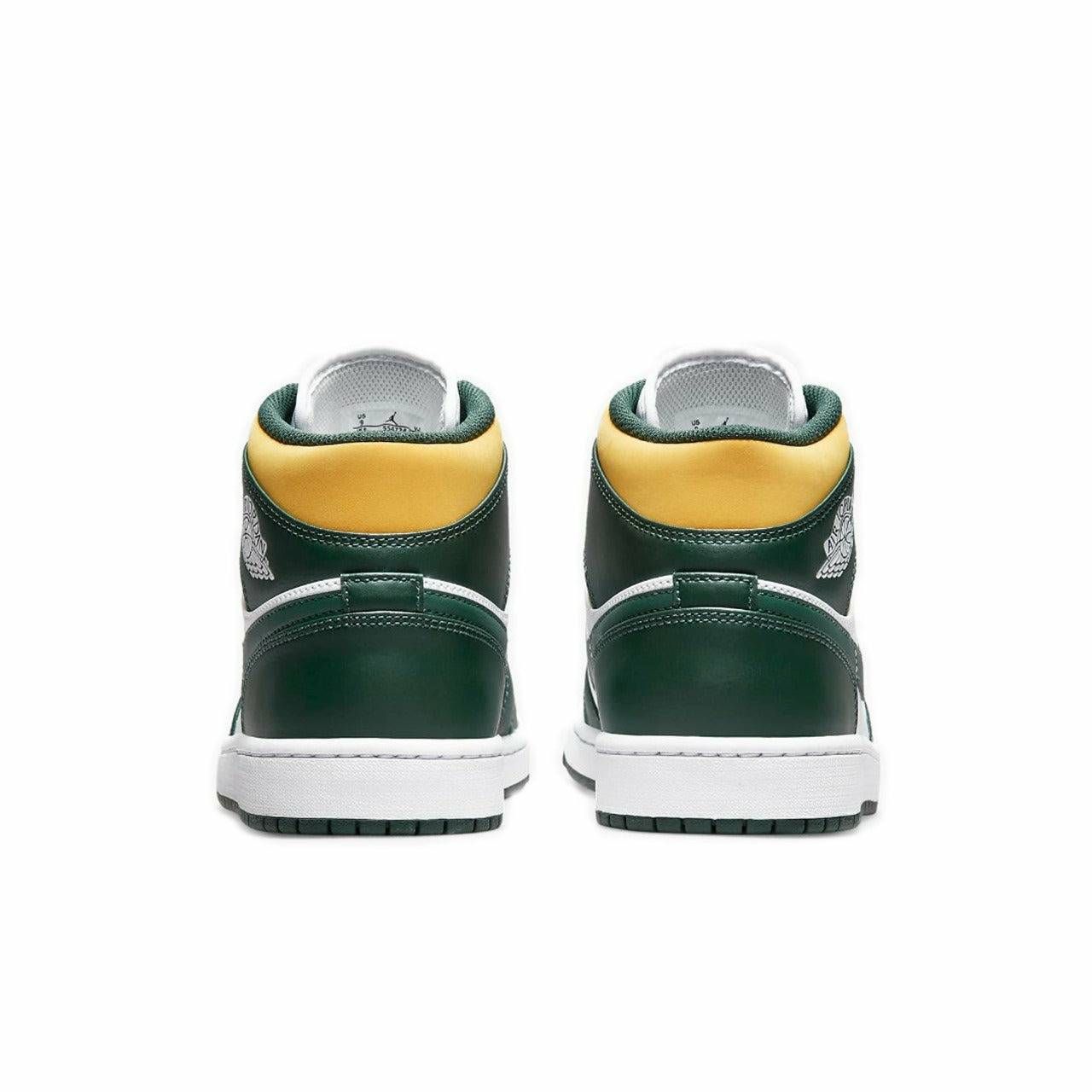 Air Jordan 1 Mid 'Sonic Noble Green Yellow'
