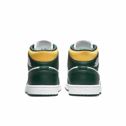 Air Jordan 1 Mid 'Sonic Noble Green Yellow'