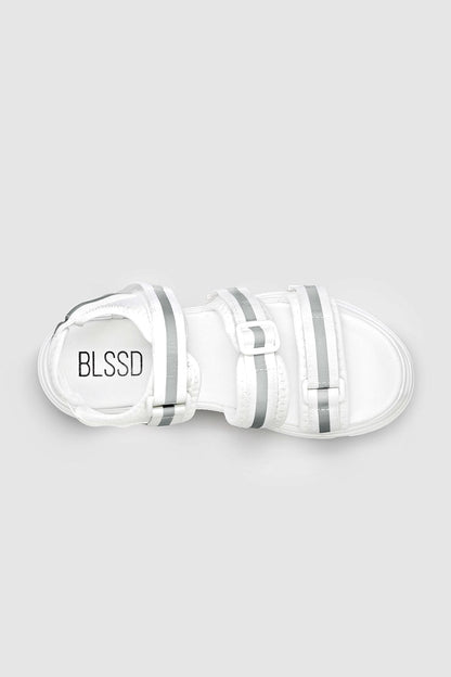 REFLECTIVE CHUNKY SANDALS