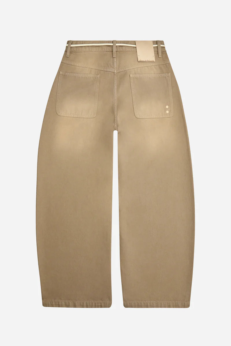 Wide leg denim
