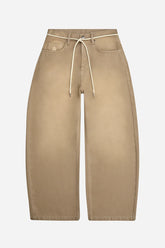 Wide leg denim
