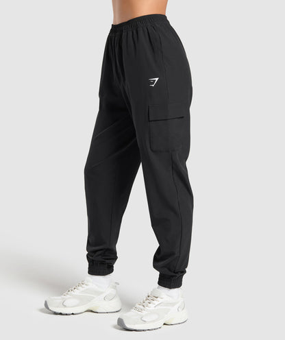 Gymshark Woven Cargo Pant - Black