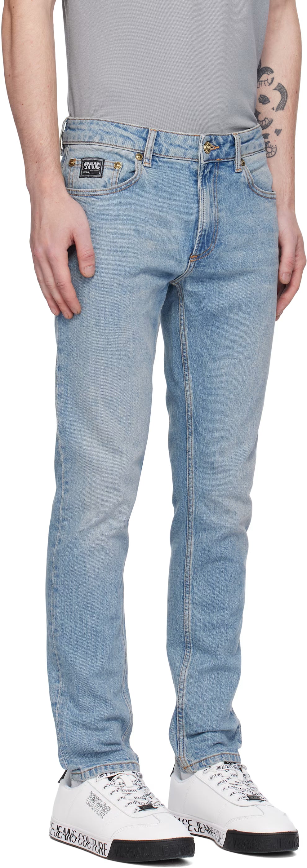 Blue Narrow Dundee Jeans