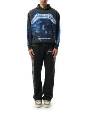 Metallica Ride The Lightning Hoodie in Vintage Grey