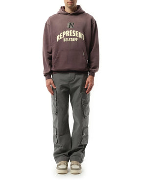 Represent X Belstaff Flame Phoenix Hoodie in Plum