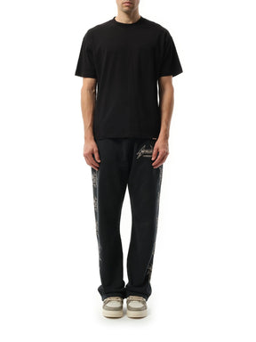 Initial Oversized T-Shirt in Black