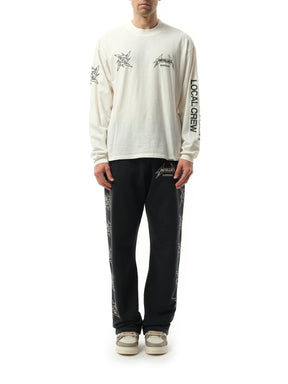 Metallica 40 Year Anniversary Long Sleeve T-Shirt in Flat White