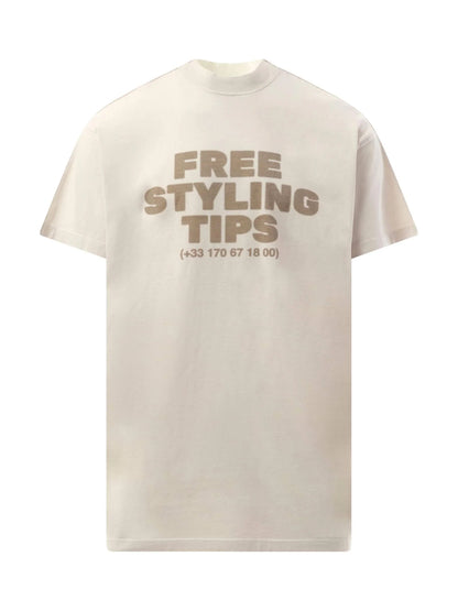 Hotline Double Front T-Shirt in White