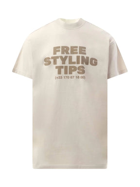 Hotline Double Front T-Shirt in White