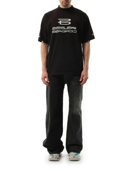 AI Generated Medium Fit T-Shirt in Black/White