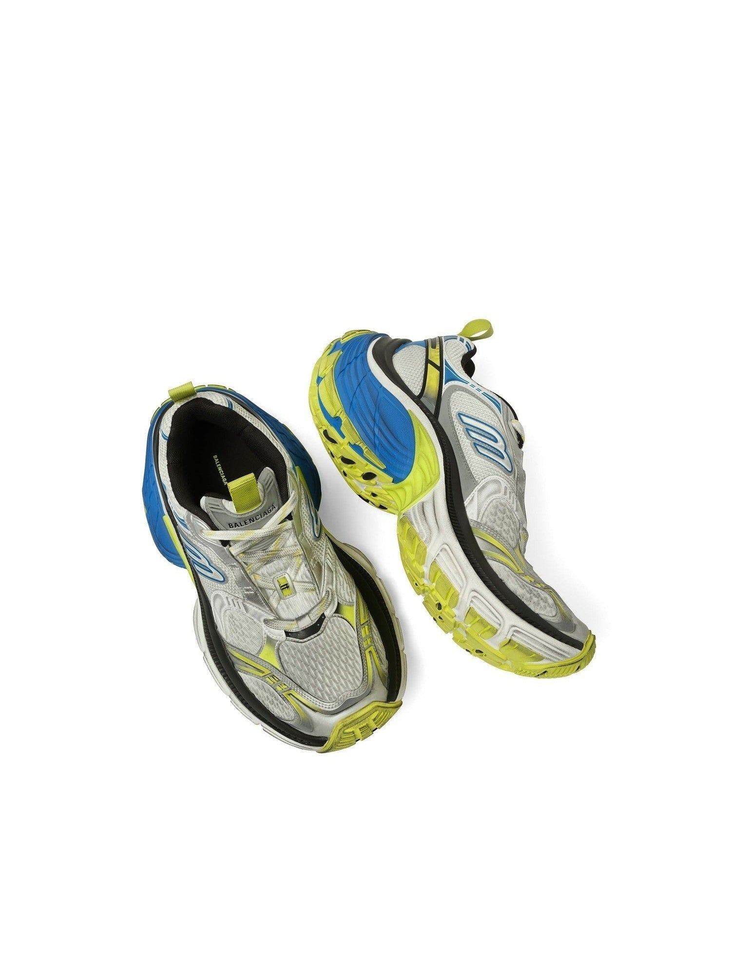 BALENCIAGA 10XL Sneaker in White/Yellow/Blue