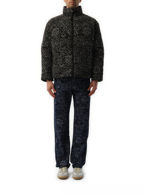 Kenzo Star Tiger Down Jacket in Black