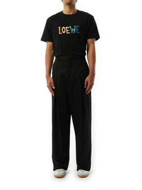 Low Crotch Trouser in Black