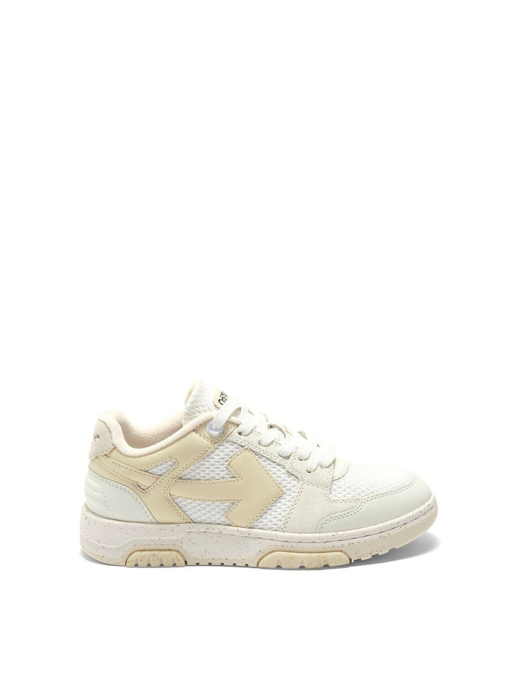 OFF-WHITE Slim Out of Office Sneaker in White Cream