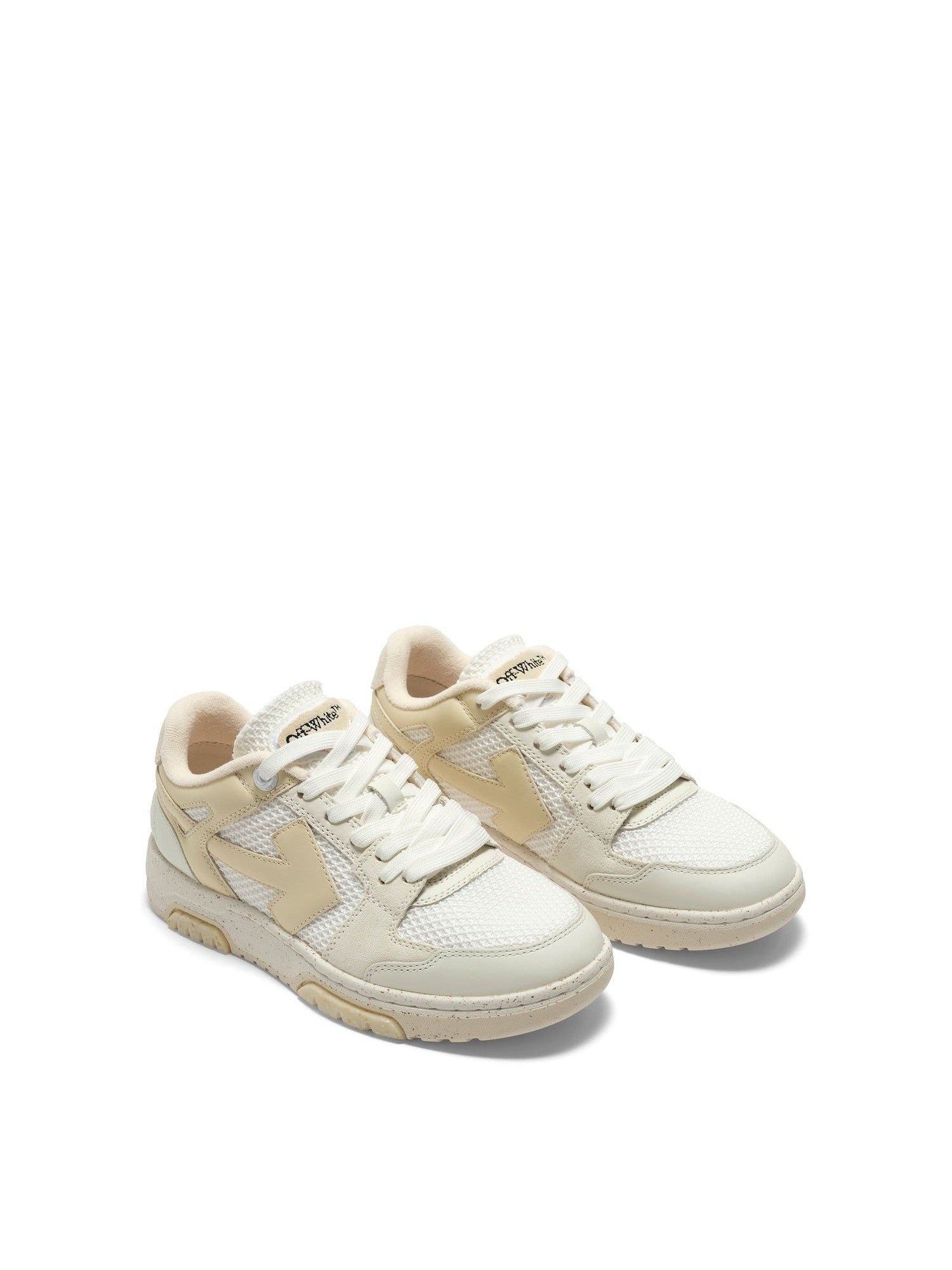 OFF-WHITE Slim Out of Office Sneaker in White Cream