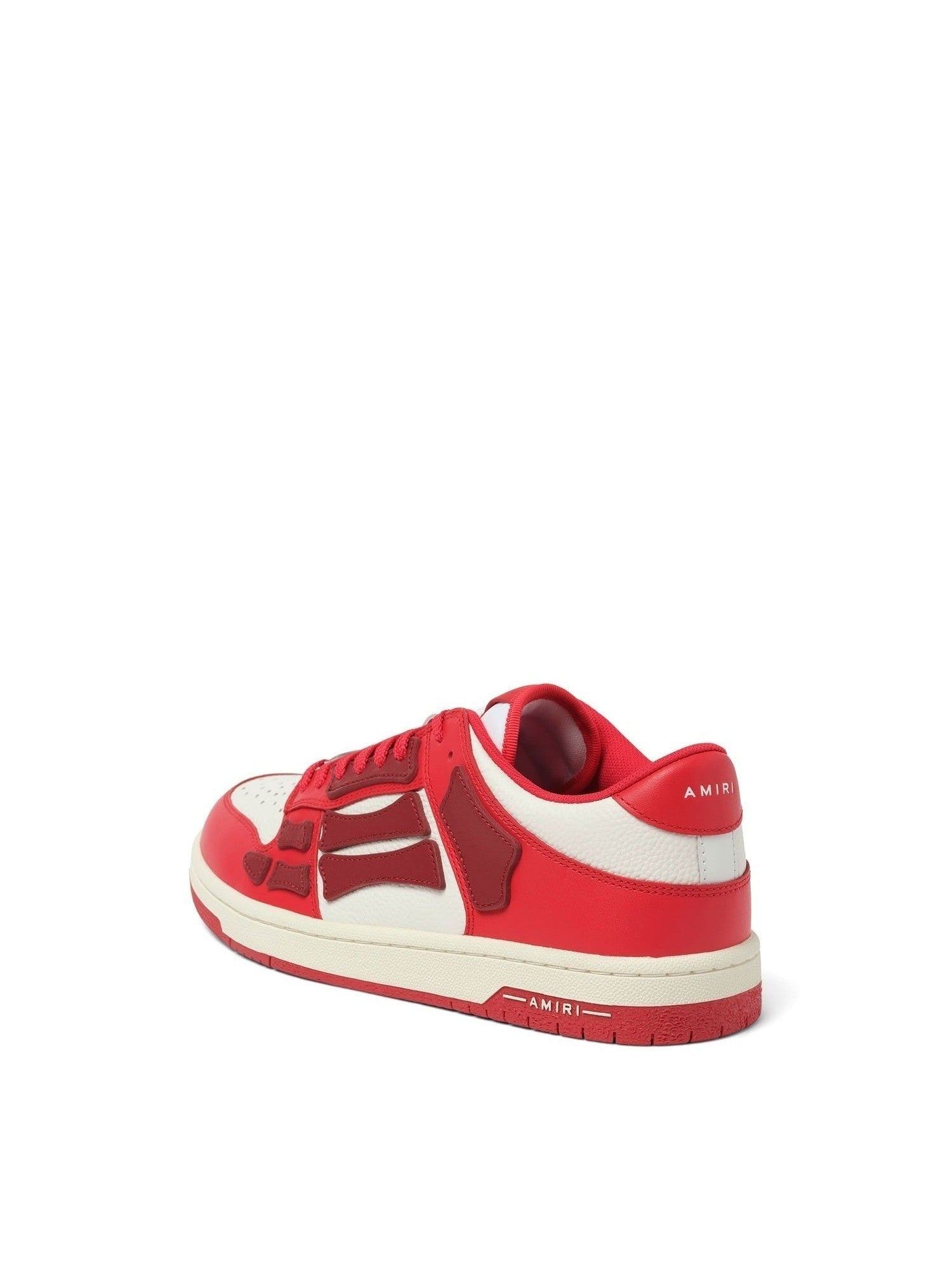 AMIRI Skeleton Sneaker in Red/White