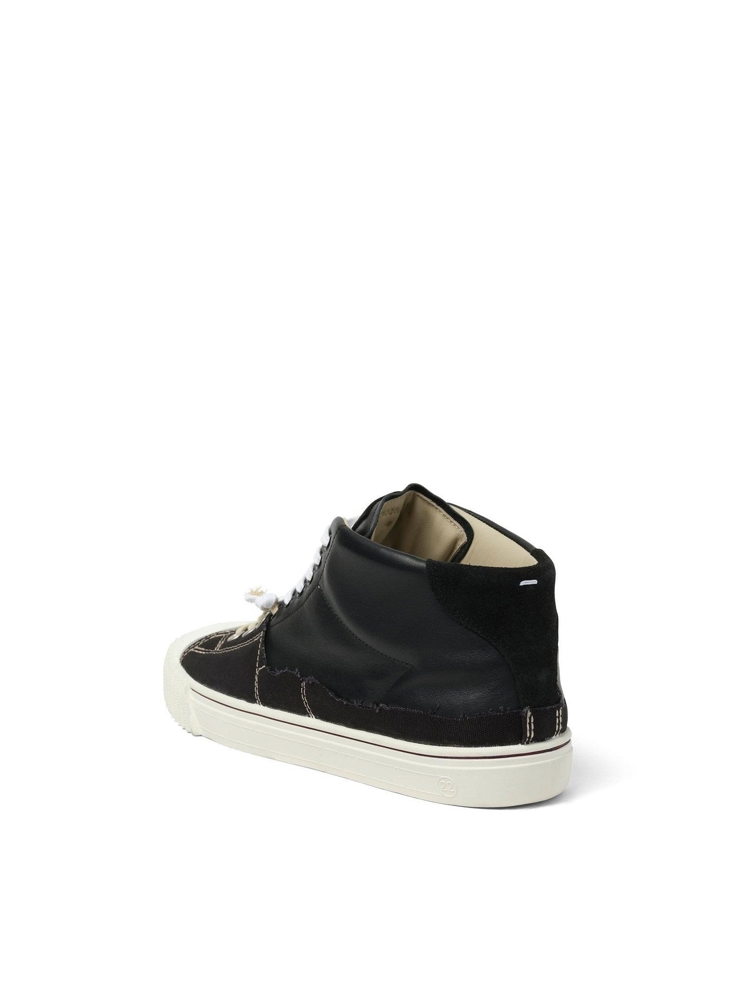 MAISON MARGIELA New Evolution Mid Top Sneaker in Black
