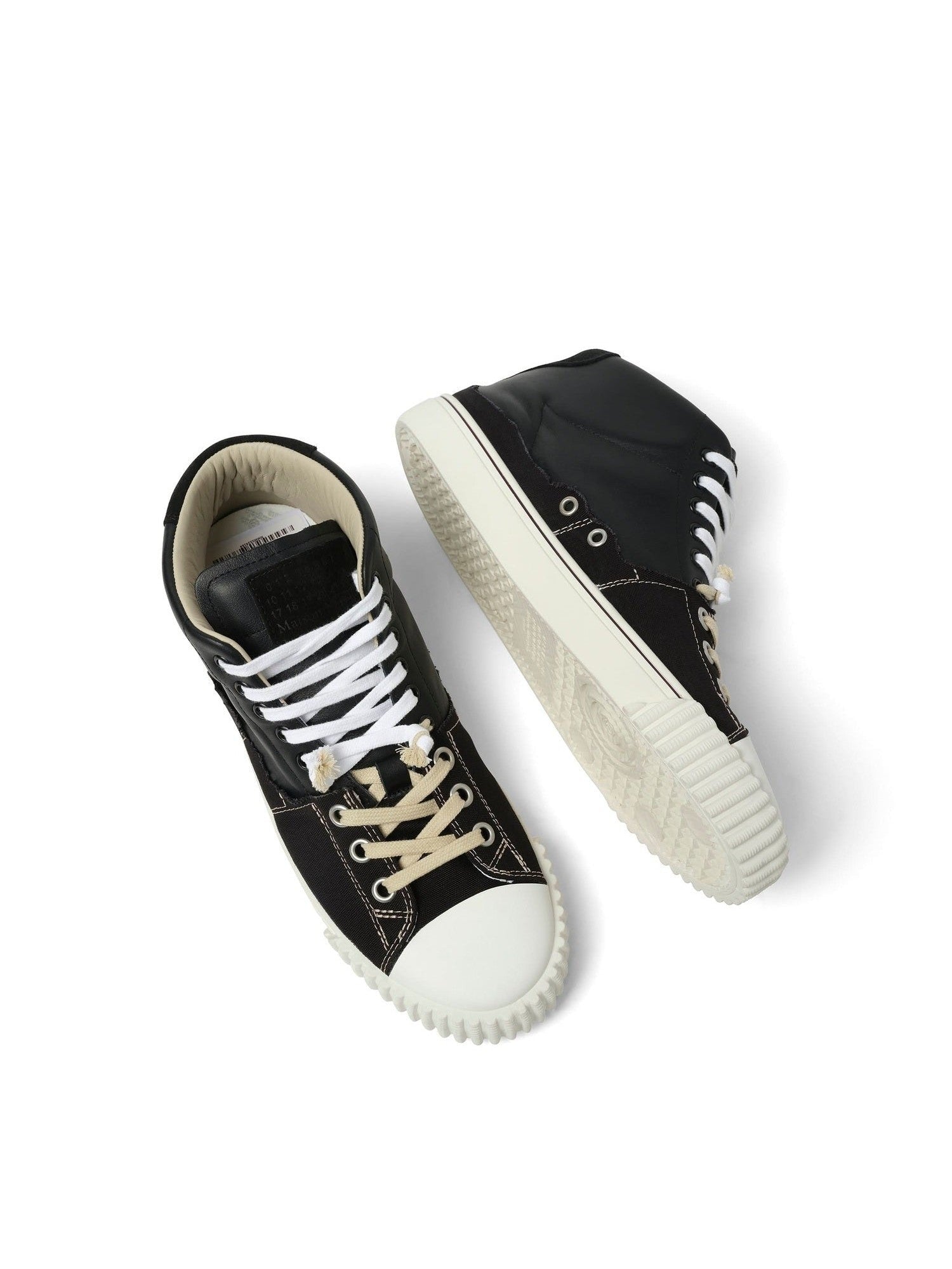 MAISON MARGIELA New Evolution Mid Top Sneaker in Black