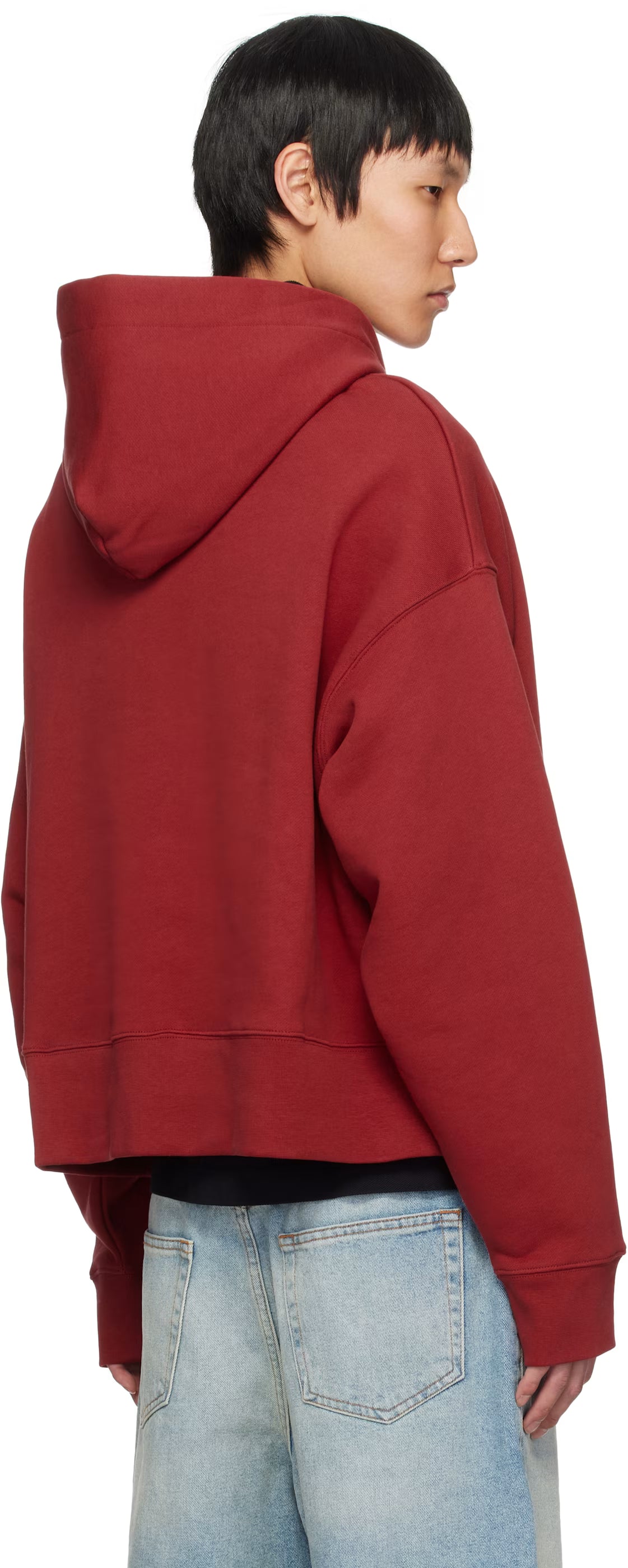 Red 'Bear in Mind' Hoodie