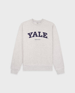 Yale Ivy Crewneck - Heather Gray/Navy