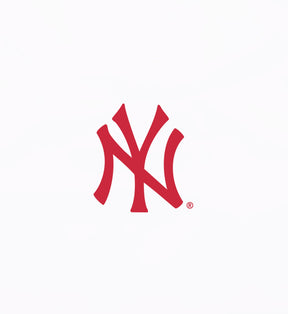 Yankees Serif Baseball Tee - White/Red