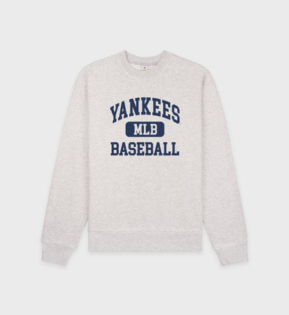 Yankees Ivy Crewneck - Heather Gray/Navy