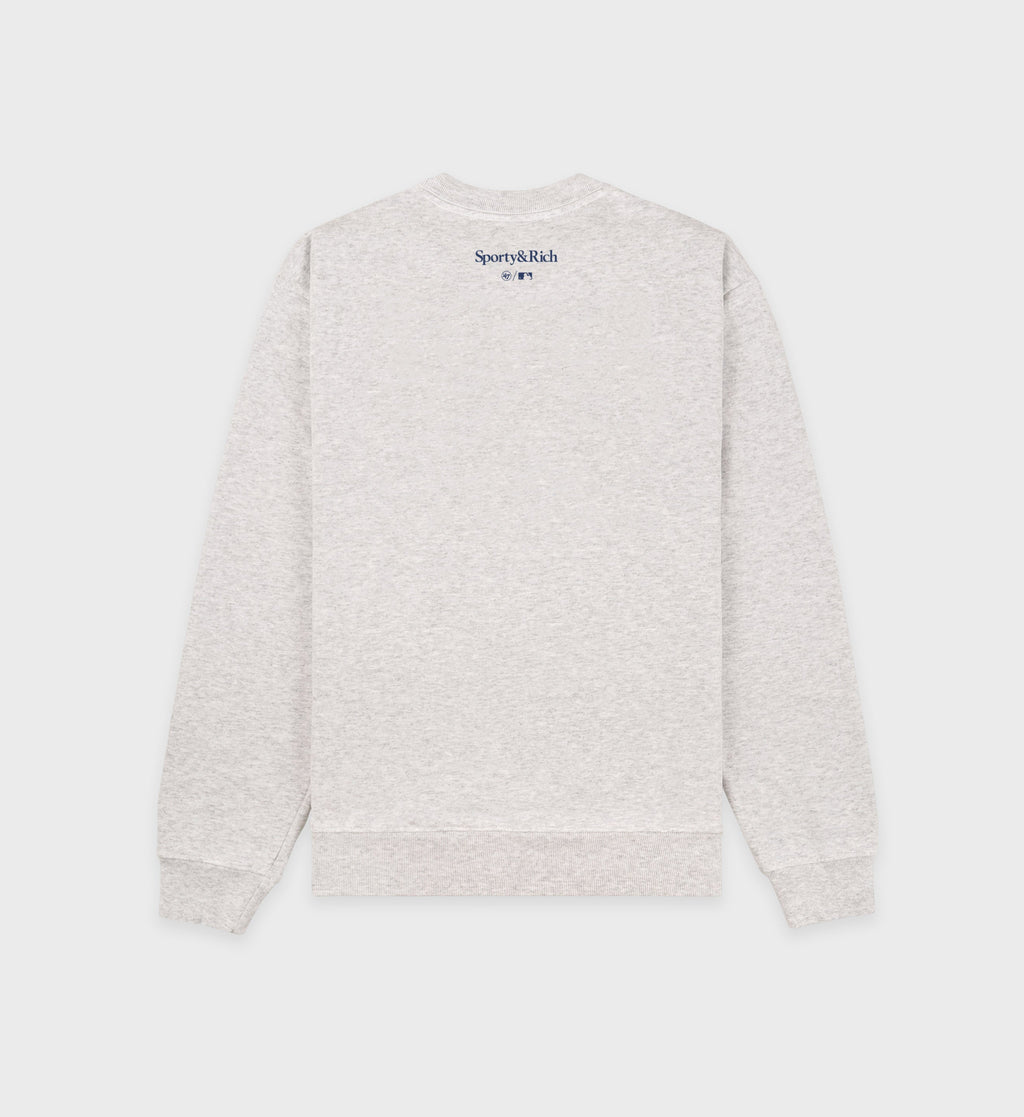 Yankees Ivy Crewneck - Heather Gray/Navy