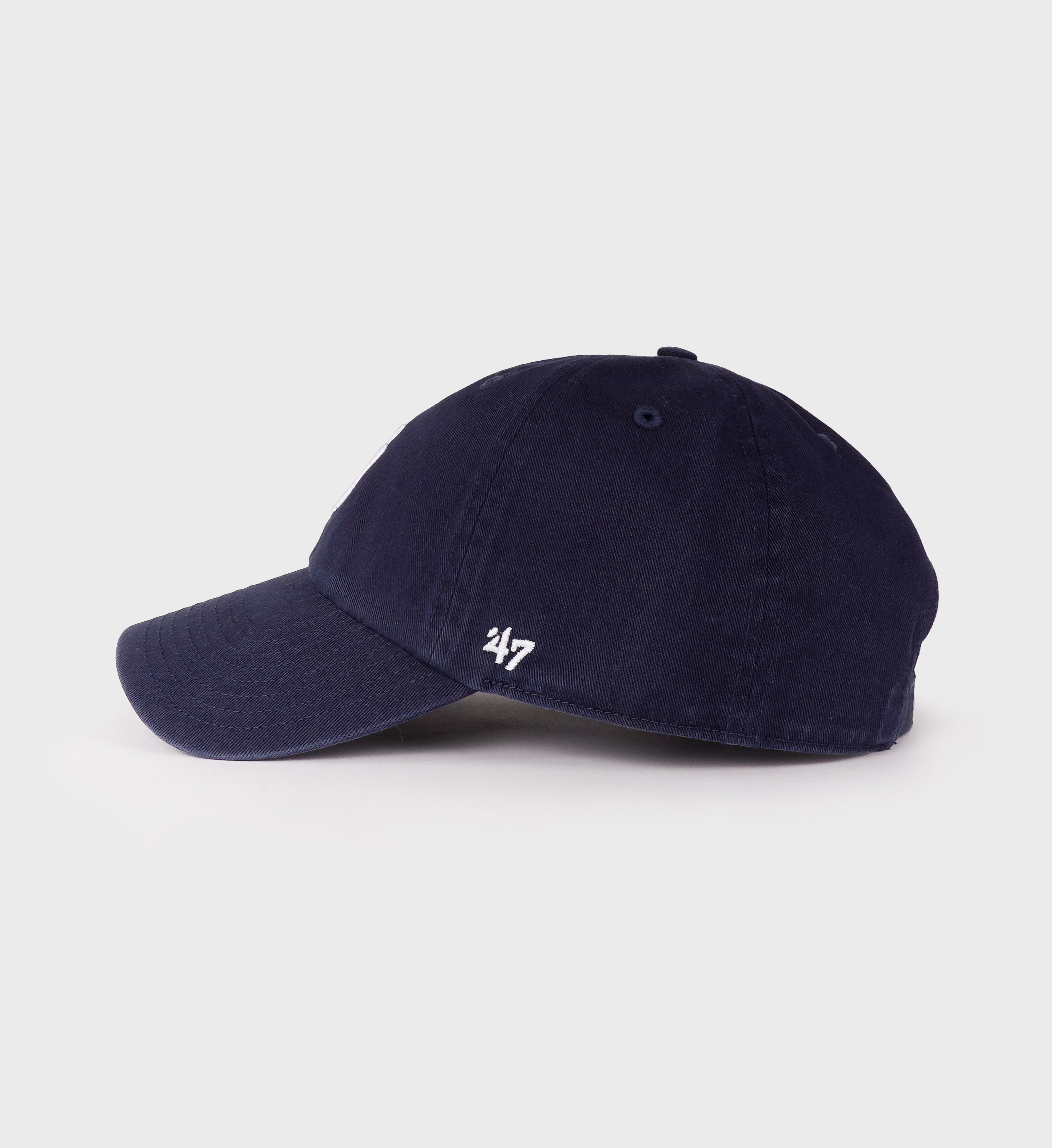 Yankees Serif Hat - Navy/White