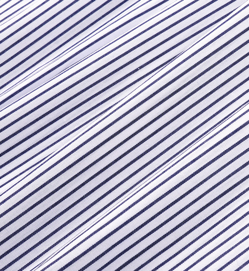 Yankees Serif Boxer Short - Navy Striped