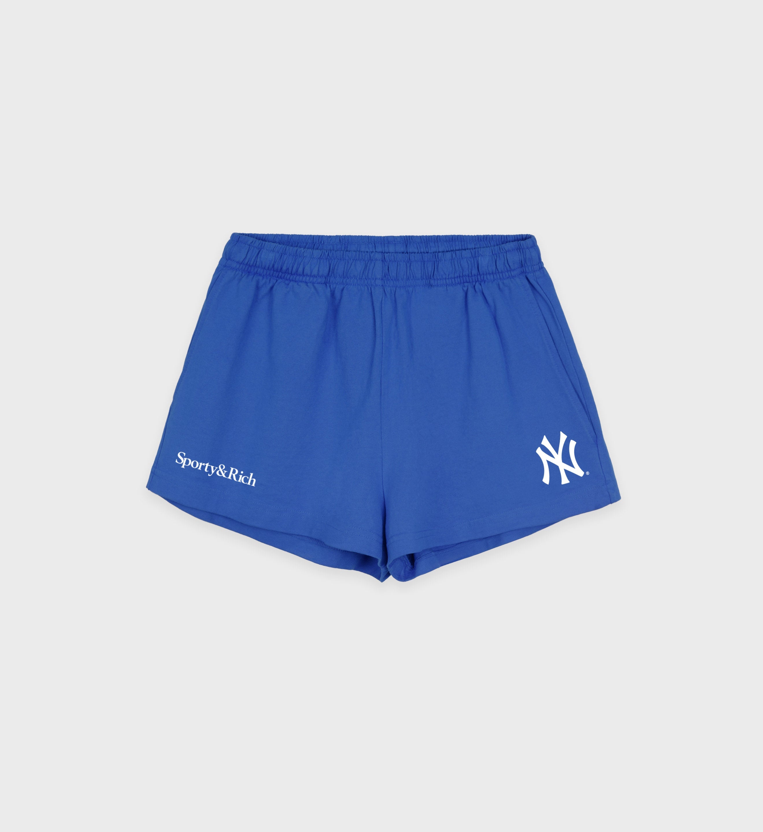 Yankees Serif Disco Short - Team Blue/White