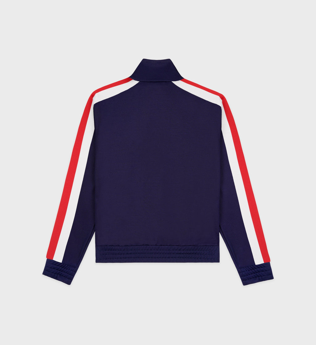 Yankees Serif Track Jacket - Navy/White/Red