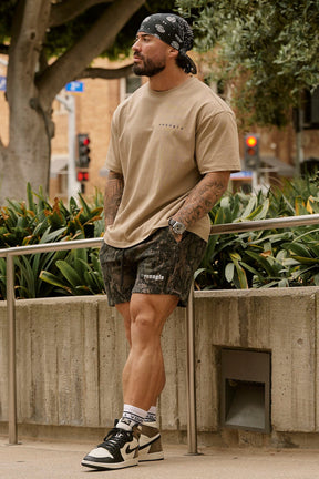 1118 - Tree Camo Cotton Shorts- August 5th