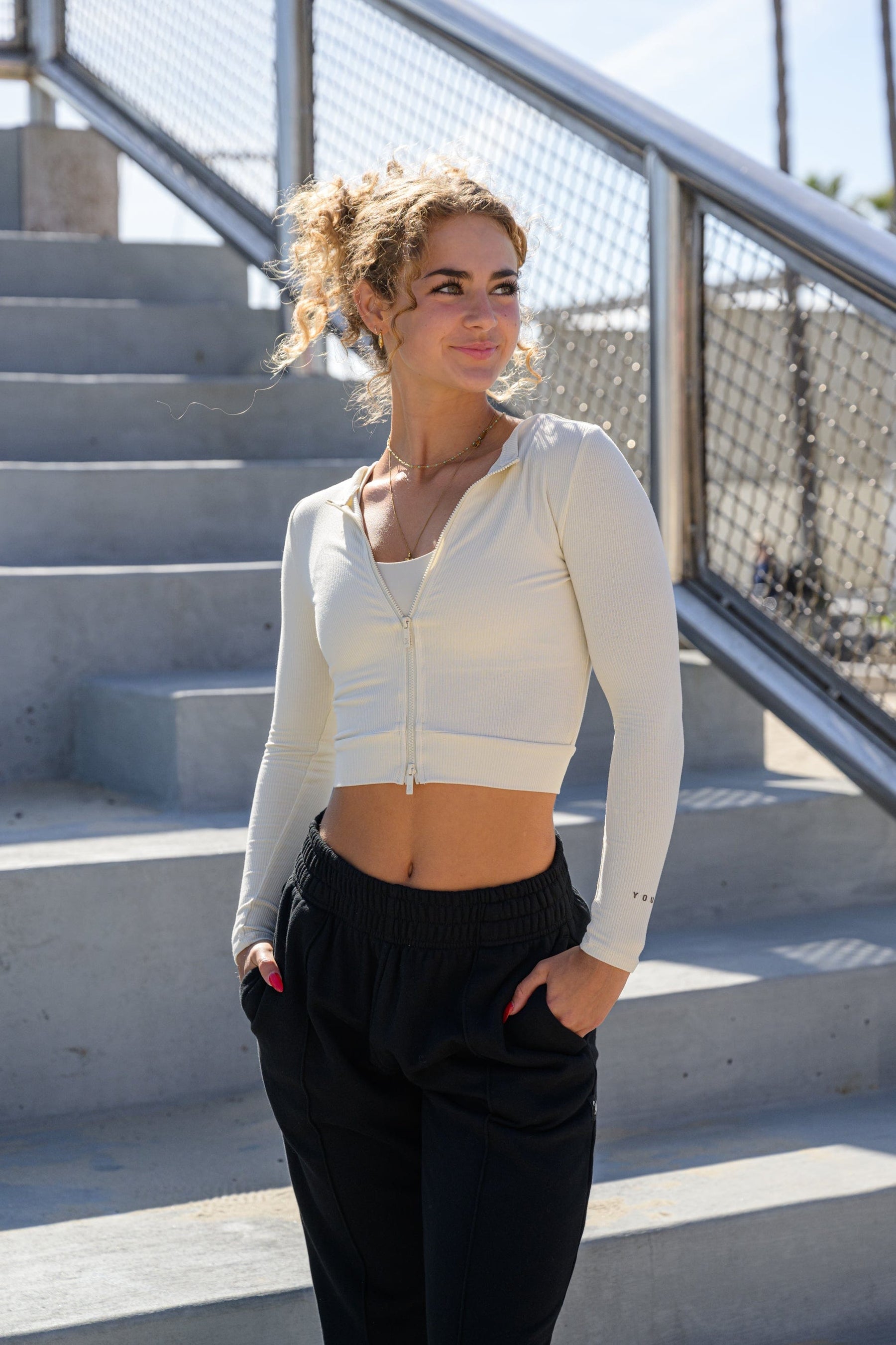 W418 Dual Zip Long sleeve