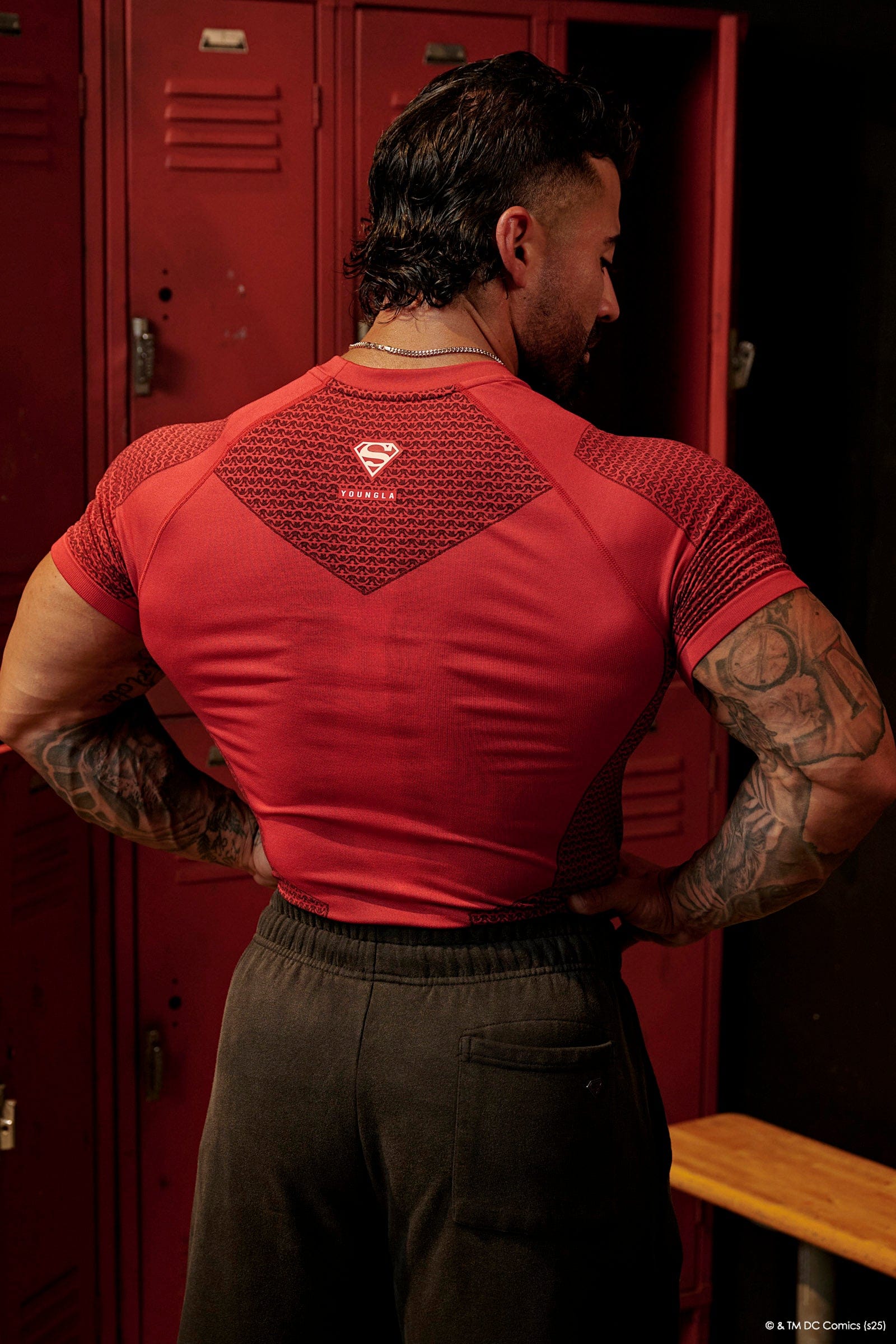 4117 - Superman Compression Tees