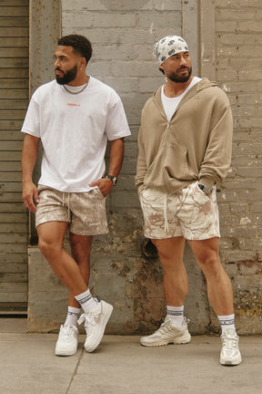 1118 - Tree Camo Cotton Shorts- August 5th